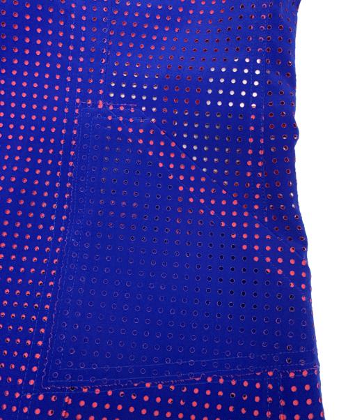 ISSEY MIYAKE（イッセイミヤケ）ISSEY MIYAKE (イッセイミヤケ) ジャケット ブルー サイズ:3の古着・服飾アイテム