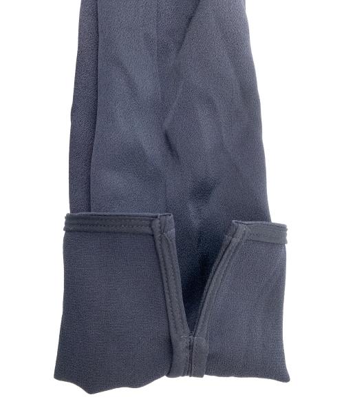 ANAYI（アナイ）ANAYI (アナイ) トリアセサテンフレア ワンピース ネイビー サイズ:36の古着・服飾アイテム