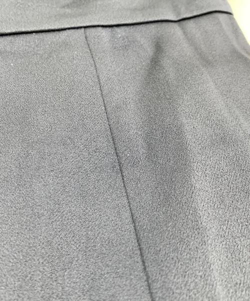 ANAYI（アナイ）ANAYI (アナイ) トリアセサテンフレア ワンピース ネイビー サイズ:36の古着・服飾アイテム