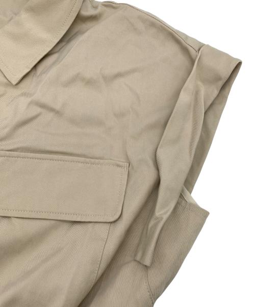 ANAYI（アナイ）ANAYI (アナイ) ノースリーブワンピース ベージュ サイズ:36の古着・服飾アイテム