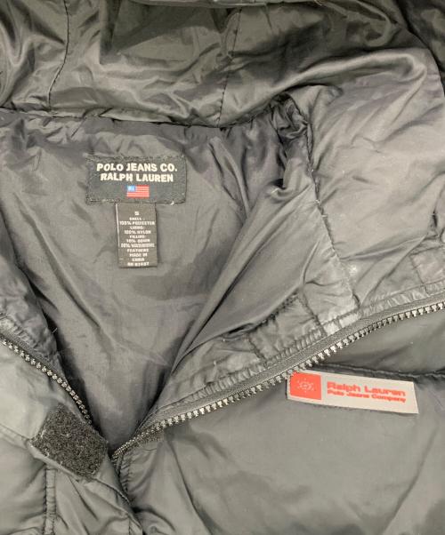 POLO JEANS CO.（ポロジーンズカンパニー）POLO JEANS CO. (ポロジーンズカンパニー) ダウンジャケット ブラック サイズ:Sの古着・服飾アイテム
