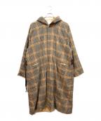 SUNSEAサンシー）の古着「17aw reversible jedi coat」｜ブラック×ブラウン