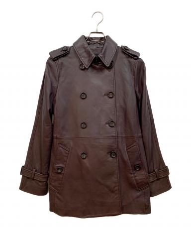 中古・古着通販】COACH (コーチ) ラムレザーショートトレンチコート