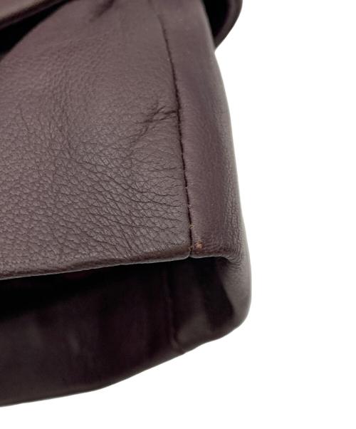 COACH（コーチ）COACH (コーチ) ラムレザーショートトレンチコート パープル サイズ:Mの古着・服飾アイテム