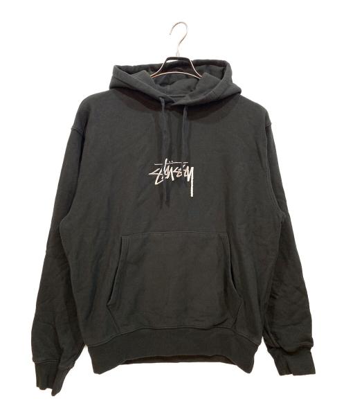 stussy（ステューシー）stussy (ステューシー) パーカー ブラック サイズ:Lの古着・服飾アイテム