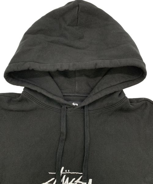 stussy（ステューシー）stussy (ステューシー) パーカー ブラック サイズ:Lの古着・服飾アイテム
