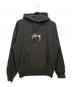 stussy（ステューシー）の古着「パーカー」｜ブラック