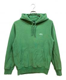 stussy（ステューシー）の古着「プルオーバーパーカー」｜グリーン