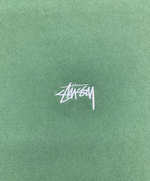 stussy（ステューシー）stussy (ステューシー) プルオーバーパーカー グリーン サイズ:Sの古着・服飾アイテム