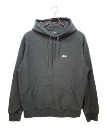stussy（ステューシー）の古着「プルオーバーパーカー」｜ブラック