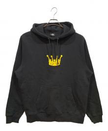 stussy（ステューシー）の古着「プルオーバーパーカー」｜ブラック