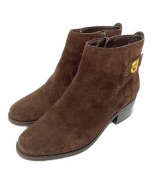 COLE HAAN（コールハーン）の古着「Holis Buckle Bootie / ホリス バックル ブーティー」｜ブラウン