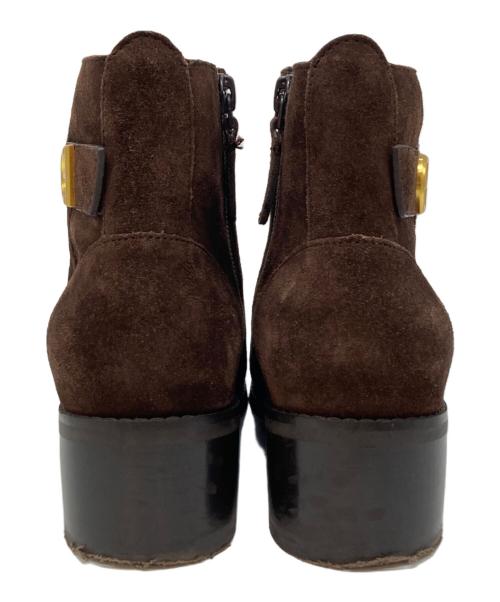 COLE HAAN（コールハーン）COLE HAAN (コールハーン) Holis Buckle Bootie / ホリス バックル ブーティー ブラウン サイズ:23cmの古着・服飾アイテム