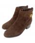 COLE HAAN（コールハーン）の古着「Holis Buckle Bootie / ホリス バックル ブーティー」｜ブラウン