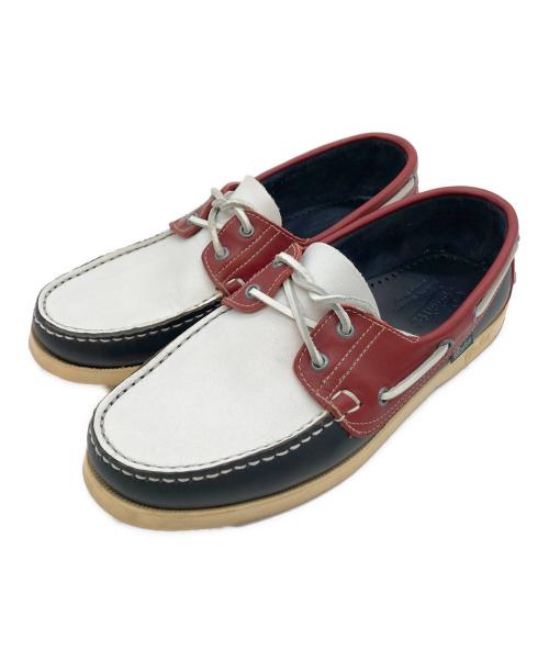 PARABOOT（パラブーツ）PARABOOT (パラブーツ) BARTH / バース ブラック×ホワイトレッド サイズ:UK：7の古着・服飾アイテム