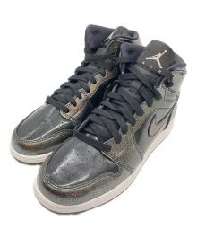 NIKE（ナイキ）の古着「Nike GS Air Jordan 1 Retro High / ナイキ ジーエス エア ジョーダン ワン レトロ ハイ」｜ブラック