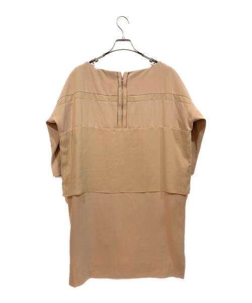 ADORE（アドーア）ADORE (アドーア) 半袖ワンピース ベージュ サイズ:36の古着・服飾アイテム