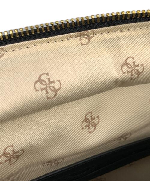 GUESS（ゲス）GUESS (ゲス) トートバッグ ブラック×ホワイトの古着・服飾アイテム