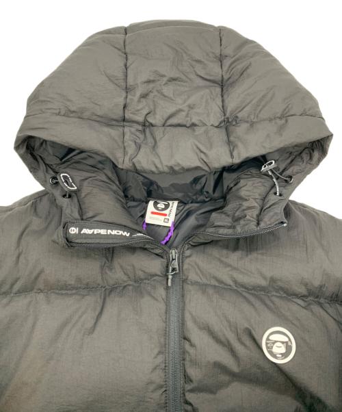 AAPE NOW（エイエイプナウ）AAPE NOW (エイエイプナウ) ダウンジャケット ブラック サイズ:XLの古着・服飾アイテム