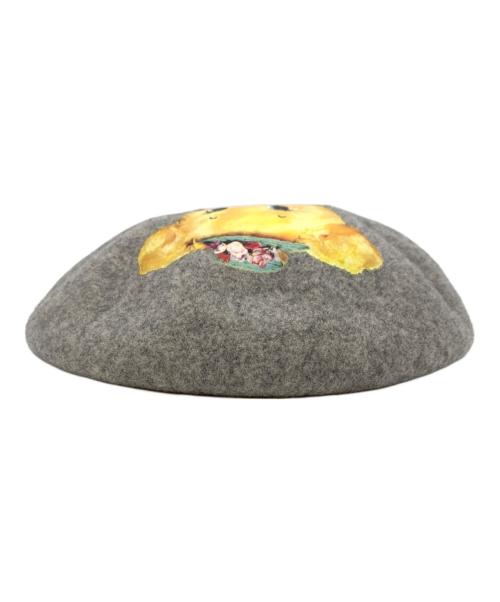 Vivienne Westwood（ヴィヴィアンウエストウッド）Vivienne Westwood (ヴィヴィアンウエストウッド) ベレー帽 グレー サイズ:Mの古着・服飾アイテム