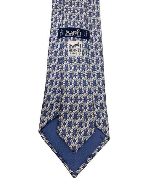 HERMES（エルメス）HERMES (エルメス) ネクタイ ブルー サイズ:表記なしの古着・服飾アイテム