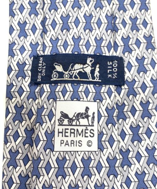 HERMES（エルメス）HERMES (エルメス) ネクタイ ブルー サイズ:表記なしの古着・服飾アイテム