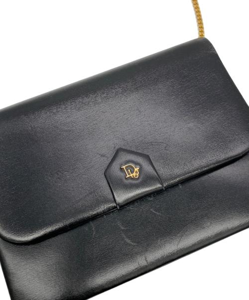 Christian Dior（クリスチャン ディオール）Christian Dior (クリスチャン ディオール) チェーンショルダーバッグ ブラックの古着・服飾アイテム