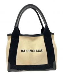 BALENCIAGA（バレンシアガ）の古着「ハンドバッグ」｜アイボリー×ブラック