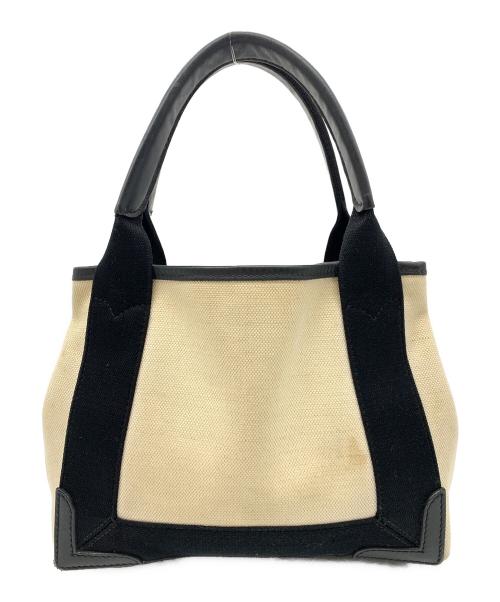 BALENCIAGA（バレンシアガ）BALENCIAGA (バレンシアガ) ハンドバッグ アイボリー×ブラックの古着・服飾アイテム