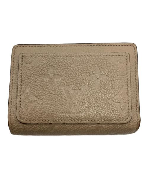LOUIS VUITTON（ルイ ヴィトン）LOUIS VUITTON (ルイ ヴィトン) コンパクトウォレット ポルトフォイユ・クレア ベージュの古着・服飾アイテム
