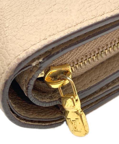 LOUIS VUITTON（ルイ ヴィトン）LOUIS VUITTON (ルイ ヴィトン) コンパクトウォレット ポルトフォイユ・クレア ベージュの古着・服飾アイテム