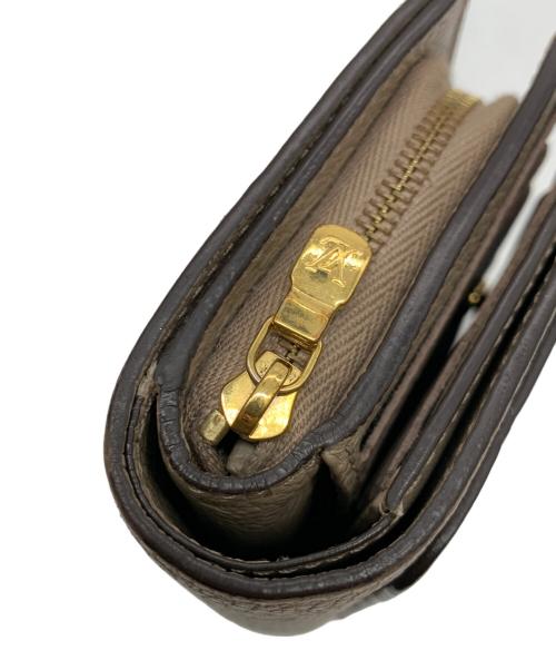 LOUIS VUITTON（ルイ ヴィトン）LOUIS VUITTON (ルイ ヴィトン) コンパクトウォレット ポルトフォイユ・クレア ベージュの古着・服飾アイテム