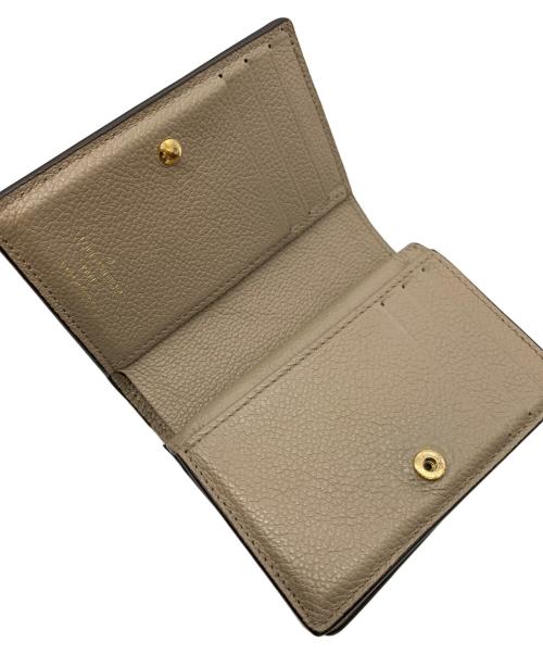 LOUIS VUITTON（ルイ ヴィトン）LOUIS VUITTON (ルイ ヴィトン) コンパクトウォレット ポルトフォイユ・クレア ベージュの古着・服飾アイテム