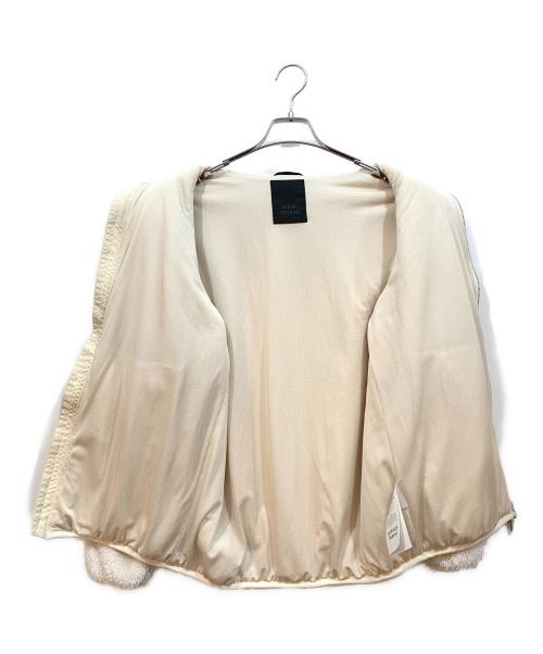 TATRAS（タトラス）TATRAS (タトラス) スタンドカラーボアブルゾン ベージュ サイズ:1の古着・服飾アイテム