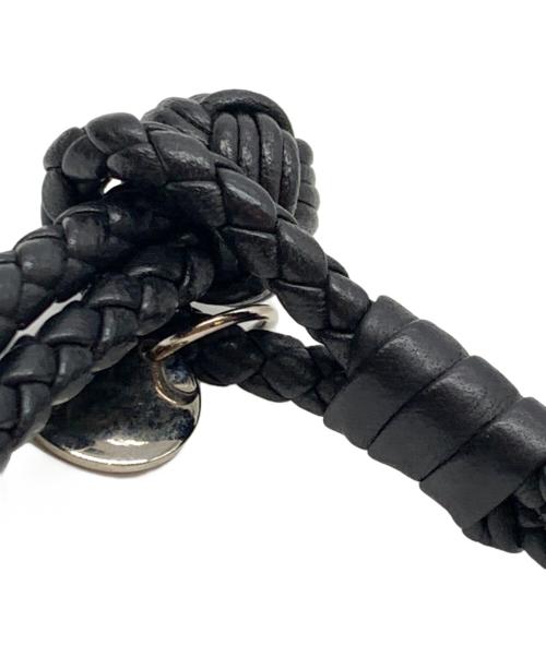 BOTTEGA VENETA（ボッテガベネタ）BOTTEGA VENETA (ボッテガベネタ) ブレスレット ブラックの古着・服飾アイテム