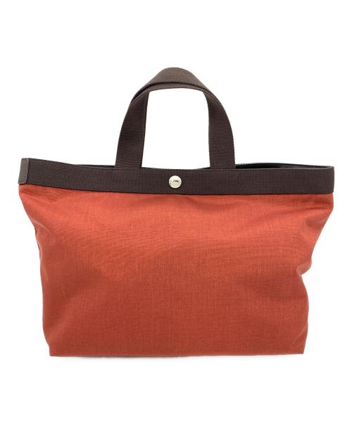 Herve Chapelier（エルベシャプリエ）Herve Chapelier (エルベシャプリエ) ハンドバッグ ブラック×レッドの古着・服飾アイテム