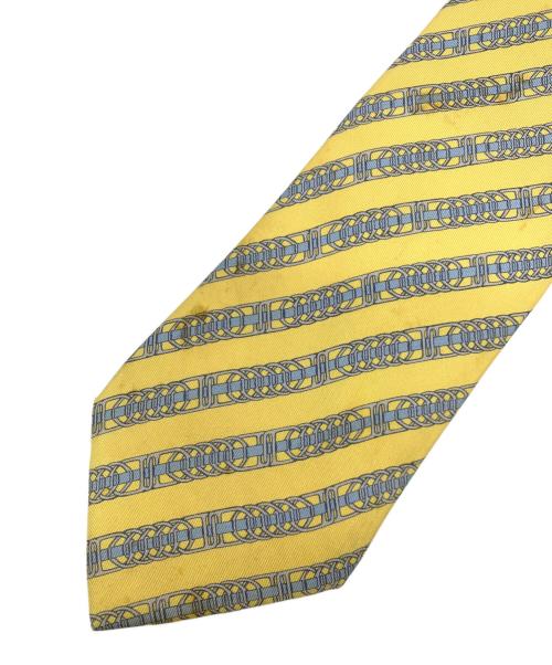 HERMES（エルメス）HERMES (エルメス) ネクタイ イエロー サイズ:表記なしの古着・服飾アイテム