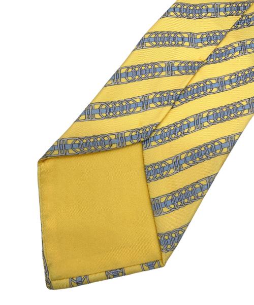 HERMES（エルメス）HERMES (エルメス) ネクタイ イエロー サイズ:表記なしの古着・服飾アイテム