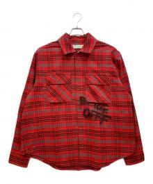 OFFWHITE（オフホワイト）の古着「長袖シャツ」｜レッド×ブラック