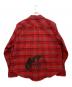 OFFWHITE (オフホワイト) 長袖シャツ レッド×ブラック サイズ:S：10000円