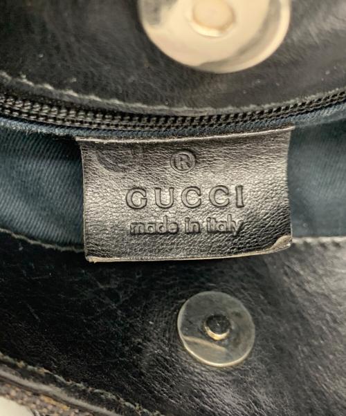 GUCCI（グッチ）GUCCI (グッチ) ワンショルダーバッグ ブラックの古着・服飾アイテム