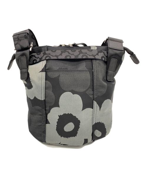 marimekko（マリメッコ）marimekko (マリメッコ) ショルダーバッグ ブラックの古着・服飾アイテム