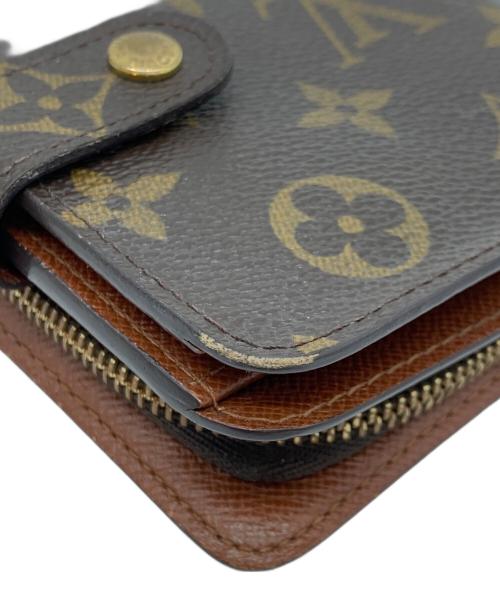 LOUIS VUITTON（ルイ ヴィトン）LOUIS VUITTON (ルイ ヴィトン) コンパクト・ジップ ブラウンの古着・服飾アイテム