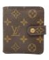 LOUIS VUITTON（ルイ ヴィトン）の古着「コンパクト・ジップ」｜ブラウン
