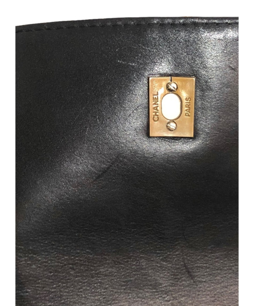 CHANEL（シャネル）CHANEL (シャネル) チェーンショルダーバッグ ブラック サイズ:- ワイルドステッチ 6368357の古着・服飾アイテム
