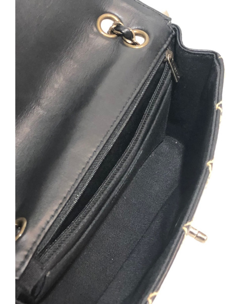 CHANEL（シャネル）CHANEL (シャネル) チェーンショルダーバッグ ブラック サイズ:- ワイルドステッチ 6368357の古着・服飾アイテム