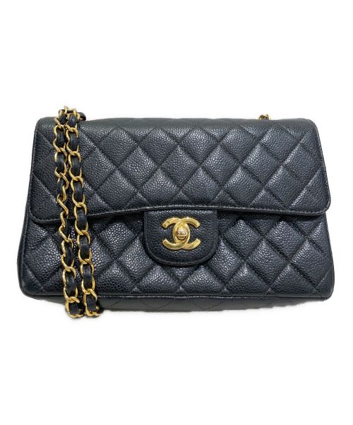 CHANEL（シャネル）CHANEL (シャネル) Wフラップマトラッセチェーンショルダーバッグ ブラック サイズ:-の古着・服飾アイテム