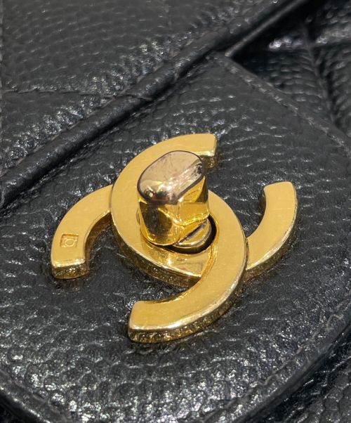 CHANEL（シャネル）CHANEL (シャネル) Wフラップマトラッセチェーンショルダーバッグ ブラック サイズ:-の古着・服飾アイテム