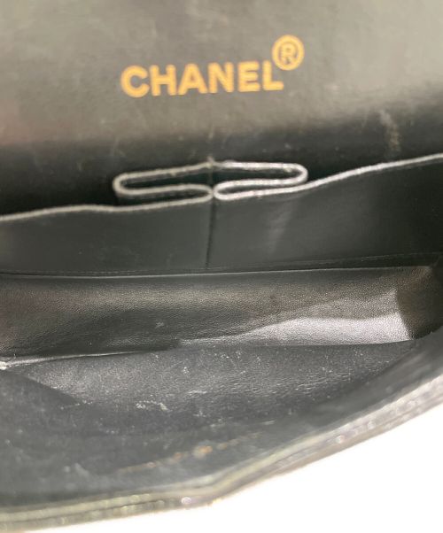 CHANEL（シャネル）CHANEL (シャネル) Wフラップマトラッセチェーンショルダーバッグ ブラック サイズ:-の古着・服飾アイテム