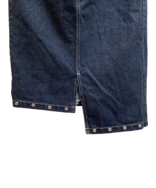 UN3D.（アンスリード）UN3D. (アンスリード) アシンメトリー デニムスカート インディゴ サイズ:38の古着・服飾アイテム